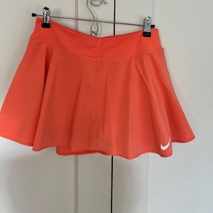 Nike orange skort